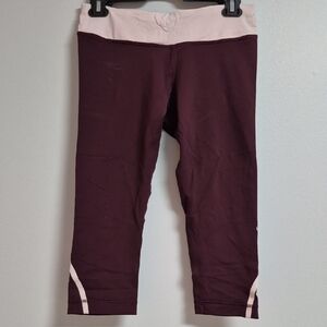 Sears Kids Leggings in Burgundy and Light Pink